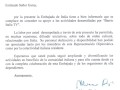 Carta de Reconocimiento: Embajada de Italia en Chile