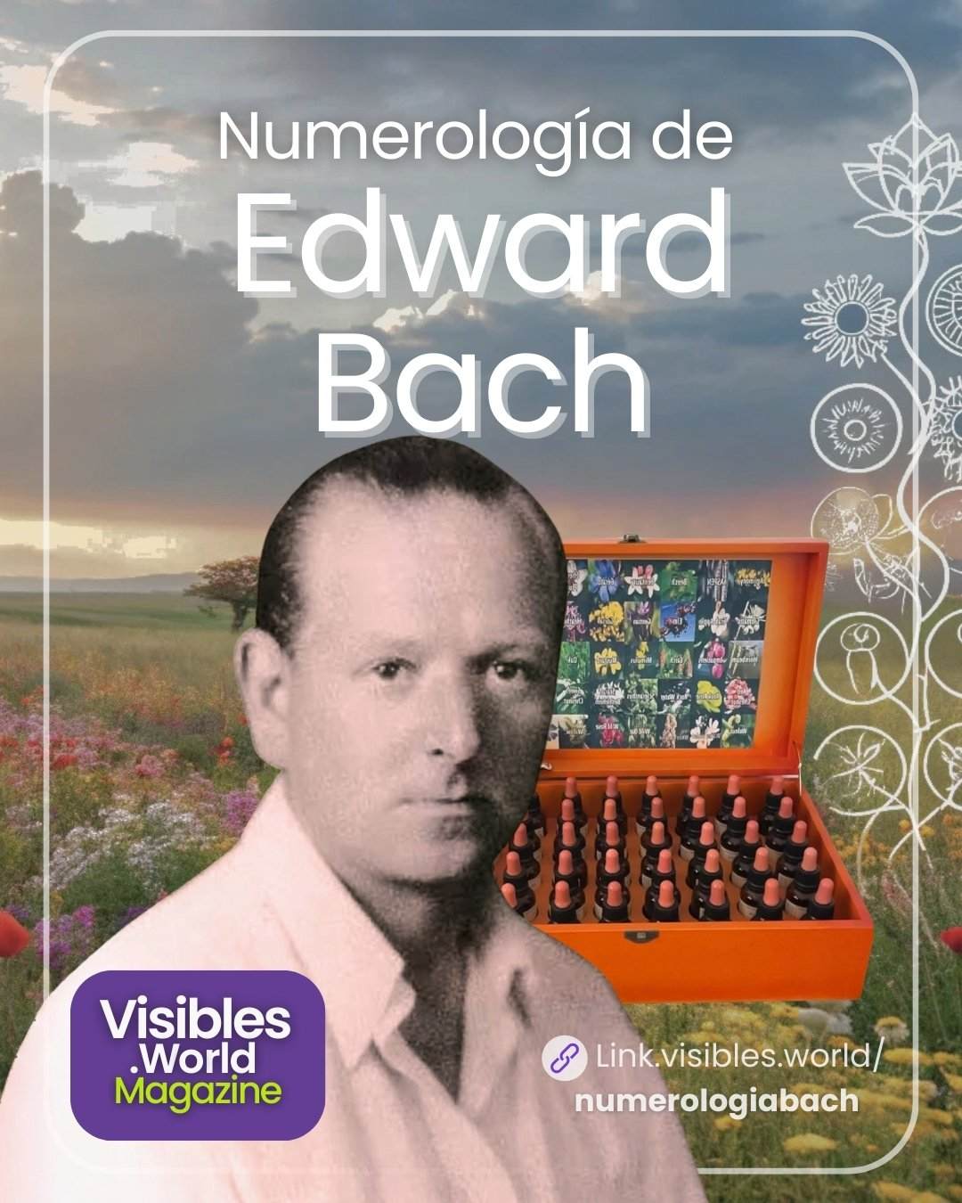 flores de bach, edward bach, numerologia de bach, numerologia de edward bach